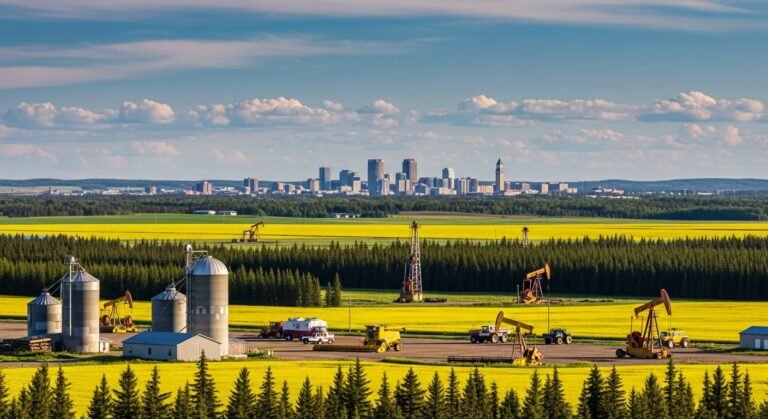 Grande Prairie – Northwestern Alberta; forestry, oil, and agriculture hub.