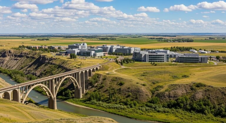 Lethbridge – Southern Alberta; center for education and agriculture.