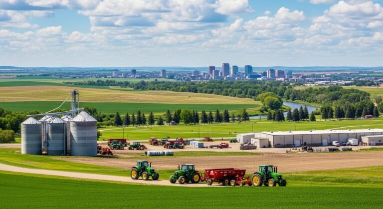 Red Deer – Centrally located between Calgary and Edmonton; manufacturing and agricultural hub.