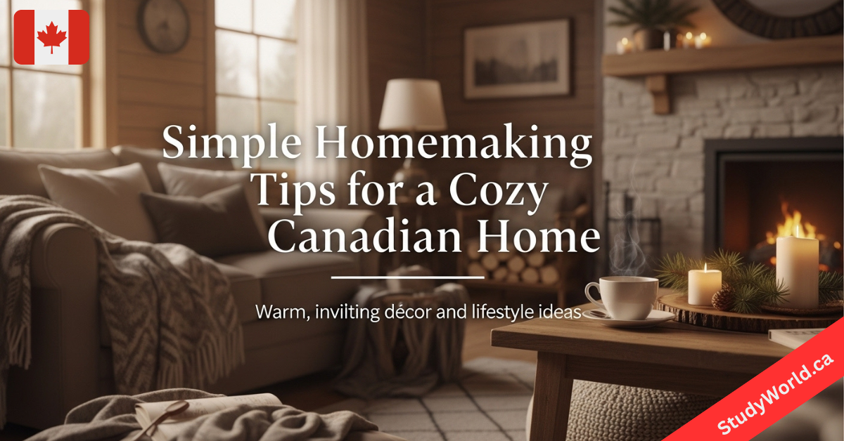 Simple Homemaking Tips for a Cozy Canadian Home