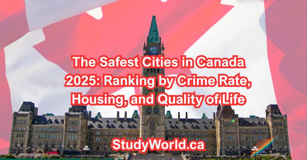 The Safest Cities in Canada 2025 Ranking by Crime Rate, Housing, and Quality of Life