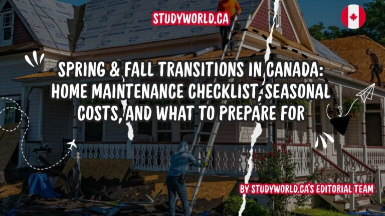 Spring & Fall Transitions in Canada Home Maintenance Checklist, Seasonal Costs, and What to Prepare For