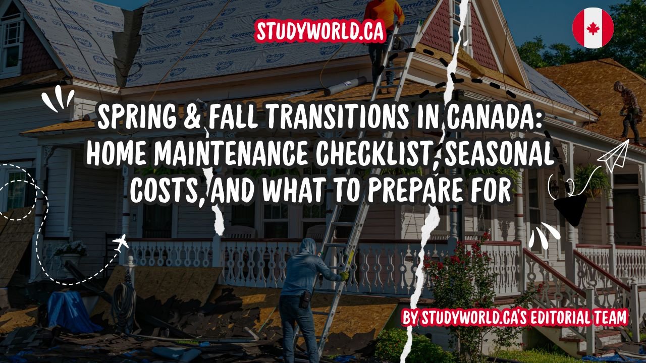 Spring & Fall Transitions in Canada Home Maintenance Checklist, Seasonal Costs, and What to Prepare For